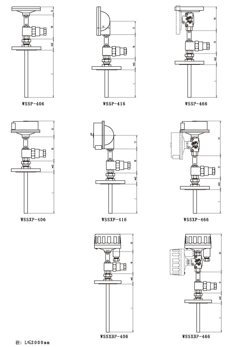 WSSX工业双金属温度计（一体化型法兰式）_http://www.bjjinhuiteng.com_双金属温度计_第3张